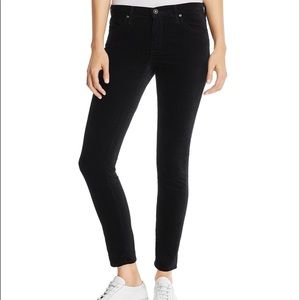 Black velvet jeans! Super comfy and flattering